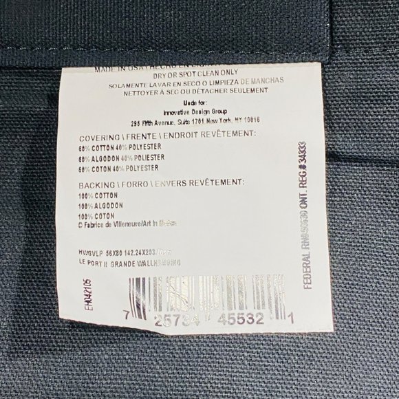 Le Port II French Cafe Grande Tapestry Wall Hanging ~ Art, Fabric de Villeneuve - Picture 2 of 2